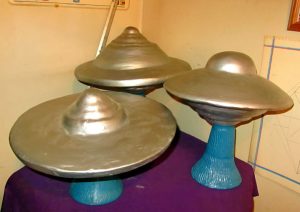 Ionel Talpazan  'UFO Sculpture' 2013, plaster