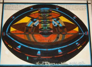 Ionel Talpazan :'Untitled', pencil on card