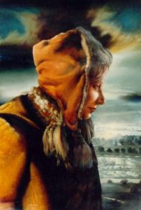 Vonn Stropp :'Untitled' - 2003, Oil on canvas, 28 x 20 ins