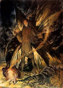 Vonn Stropp :'Untitled'- c.1992, acrylic on board, 30 x 22 ins