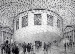 Roy Wright - 'British Museum and Great Court 2'