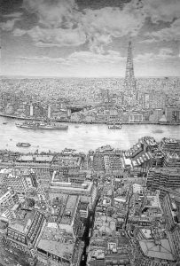 Roy Wright - 'Shard and Thames from Sky Garden'