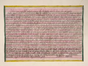 Alex Хatkevich :'Untitled' pencil & crayon 11.5 X 16.5 ins (double sided)