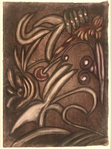 Anna Zemánková - Untitled c.1960 pastel on card 16 x 12 ins