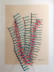 Zemankova Untitled c.1970 mixed media 18 x 13 in