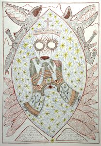 D177 - 42x59,4 cm - black ink and coloured pencils on paper 220gr - 2018