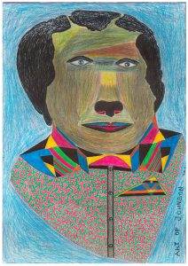 untitled (054), 2011 pencil and crayon on paper 42 x 29.6 cm