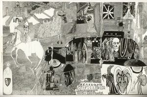 Nick Blinko, ‘Untitled’ 2018.   Ink. - 11.75 x 16.5 in