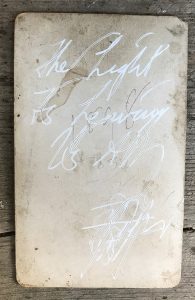 THE LIGHT IS LEAVING US ALL #2598 - verso