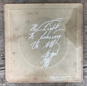 THE LIGHT IS LEAVING US ALL #2788 - verso