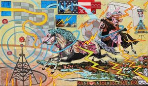 La Fuite, 114x95cm, 2014 - Philippe Jacq