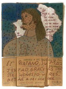 ‘Untitled’ c.2014 crayon 25 x 20 ins