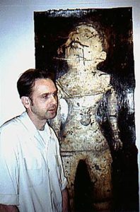 Charles Benefiel  with 'Untitled'