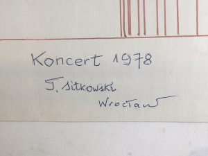 Sitkowski ‘Koncert’ (verso)