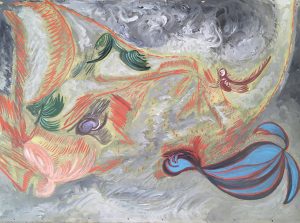 Freda Köhler - 'Untitled' unless inscribed verso c.1940 gouache & crayon  45 x 62 cm