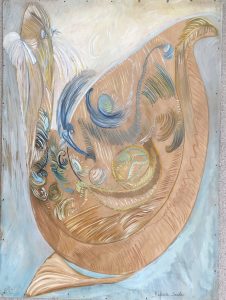 Freda Köhler - 'Untitled' unless inscribed verso c.1940 gouache & crayon  45 x 62 cm