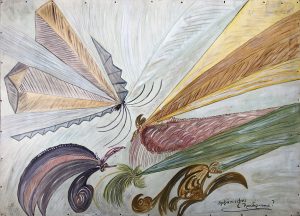 Freda Köhler - 'Untitled' unless inscribed verso c.1940 gouache & crayon  45 x 62 cm