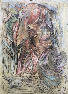 Freda Köhler - 'Untitled' unless inscribed verso c.1940 gouache & crayon  45 x 62 cm