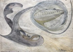 Freda Köhler - 'Untitled' unless inscribed verso c.1940 gouache & crayon  45 x 62 cm