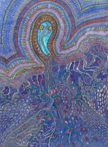 Gérard Nicollet: Corps aquatique (Aquatic Body) 66 x 91 cm