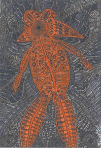 Gérard Nicollet: L'éveil (The Awakening) 13 x 18,5 cm