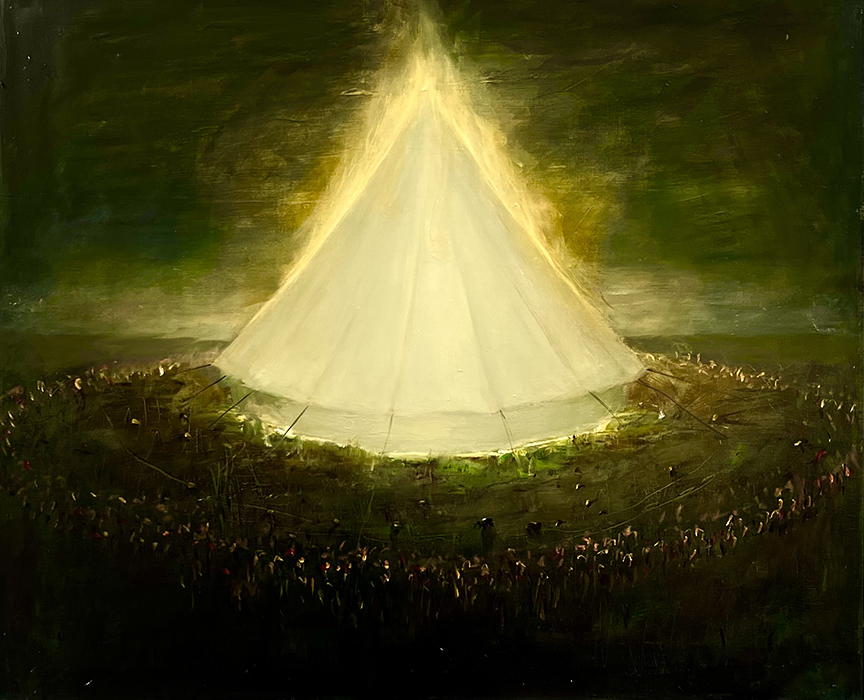 Paul Benney - Mishkan II 75cm x 60cms